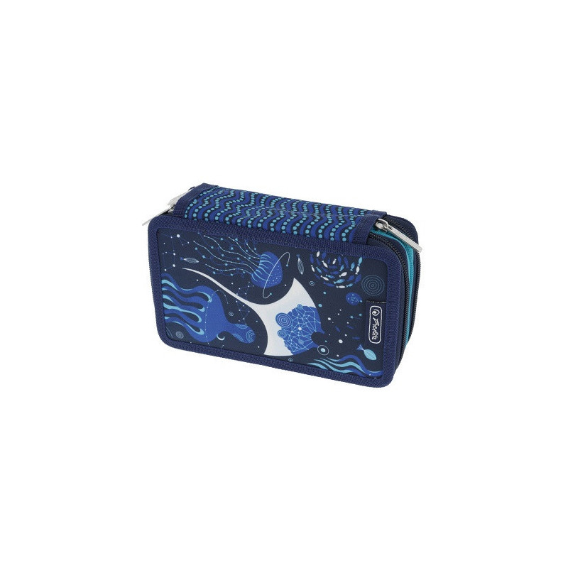 PLUMIER HERLITZ 3 COMP. 31PCS DEEP OCEAN (300001484)