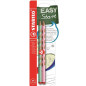 CRAYON NOIR STABILO EASYGRA. HB 2PCS DROIT. BLEU BLISTER