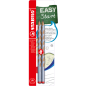 CRAYON NOIR STABILO EASYGRA. HB 2PCS DROIT. ASS. BLISTER