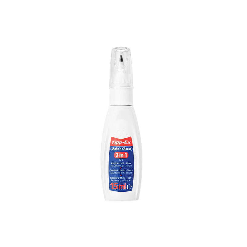 CORRECTEUR LIQUIDE TIPP-EX 15ML SHAKE'N C.
