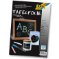 TABLEAU NOIR ADHESIF FOLIA 23X33CM 5PCS