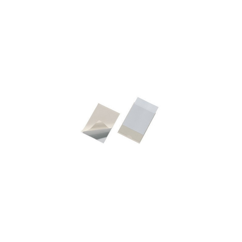 POCHETTE ADHESIVE DURABLE POCKETFIX 110X78 10PCS