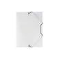 FARDE A ELAST.+RABATS A5 PP DOC. TRANSP. BLANC