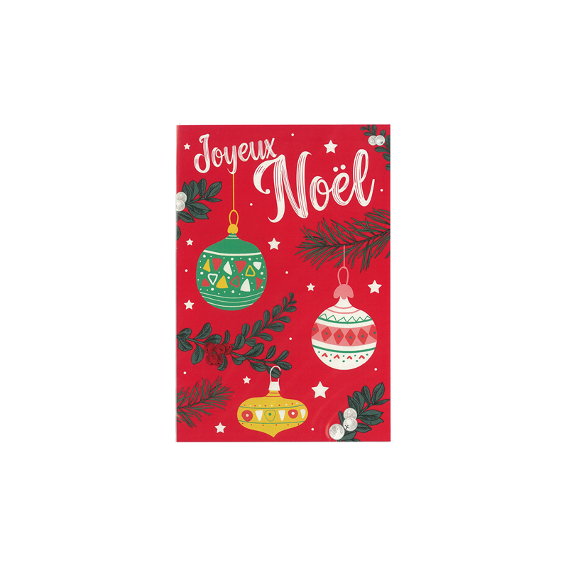 CARTE VOEUX JOYEUX NOEL / BONNE ANNEE FRANCAIS