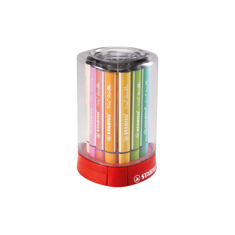 FEUTRE ECO.STABILO TRIO SCRIBBI 12PCS