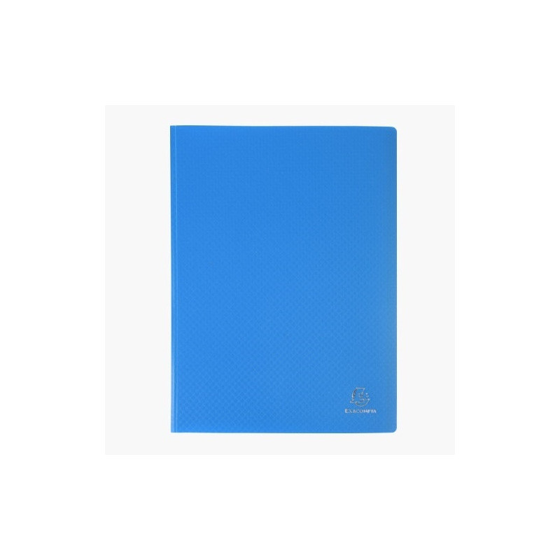 ALBUM PRESENT. A4 EXACOMPTA 40 POCH. BLEU CLAIR