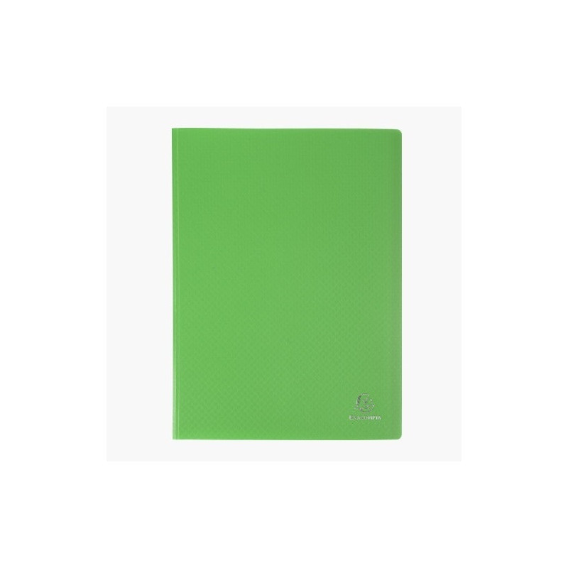 ALBUM PRESENT. A4 EXACOMPTA 40 POCH. VERT CLAIR