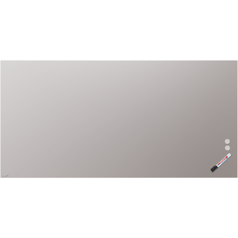 TABLEAU EN VERRE WARM GREY LEGAMASTER 100X200CM MAGNETIQUE