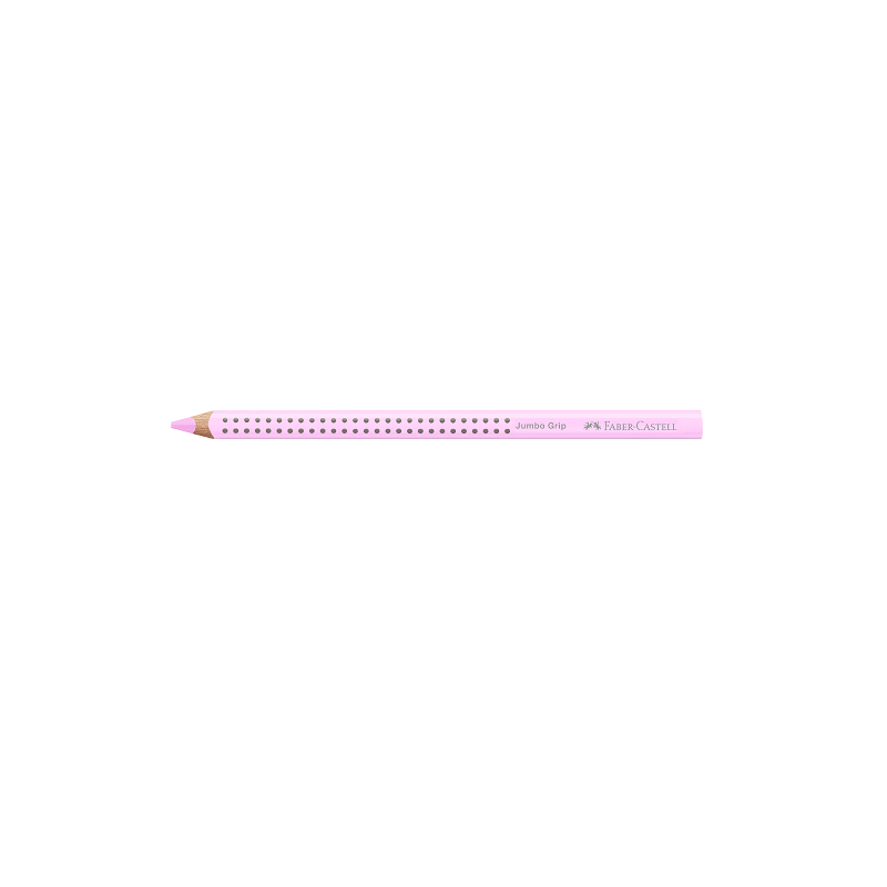 CRAYON COUL. FABER JUMBO GRIP ROSE PASTEL