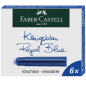 CARTOUCHE ENCRE FABER BLEU 6PCS