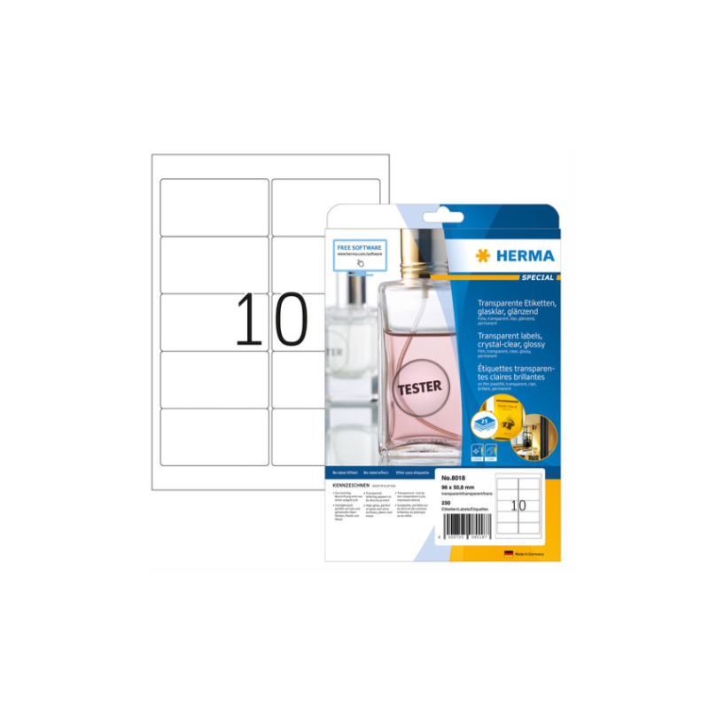 ETIQUETTE HERMA A4 96X50,8MM 25FLS