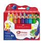 CRAYON COUL. FABER GRIPPY 16PCS