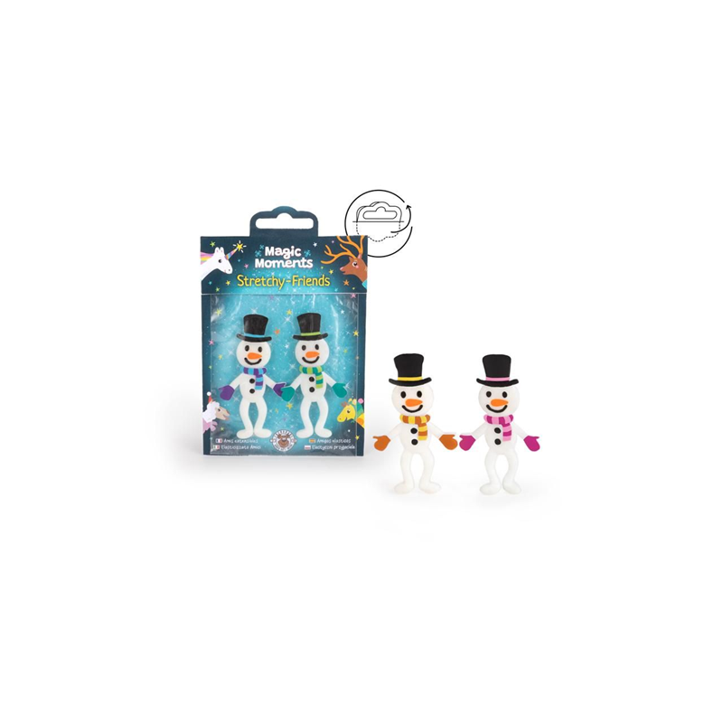 TRENDHAUS NOEL BONHOMME DE NEIGE ETIRABLE 2PCS ASS.