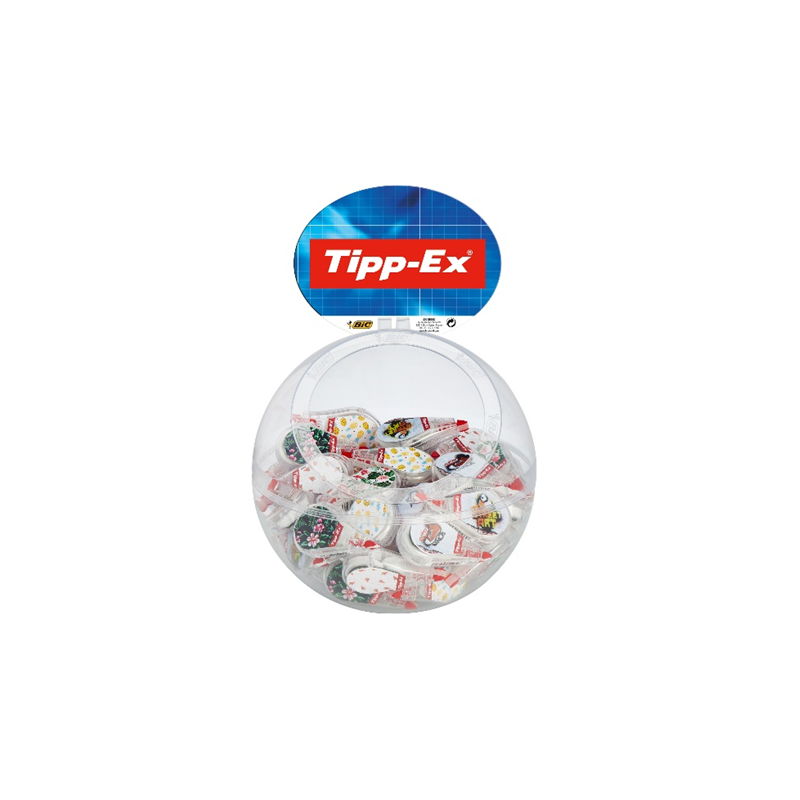 CORRECTEUR ROLLER TIPP-EX 5MM MINI POC.MOUSE DECORS 40PCS