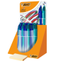 STYLO BILLE BIC 4 COULEURS SMOOTH GRADIENT PRES. 30PCS