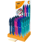 STYLO BILLE BIC 4 COULEURS SMOOTH DROP/GRADIENT PRES. 36PCS