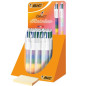 STYLO BILLE BIC 4 COULEURS RAINBOW PRES. 30PCS