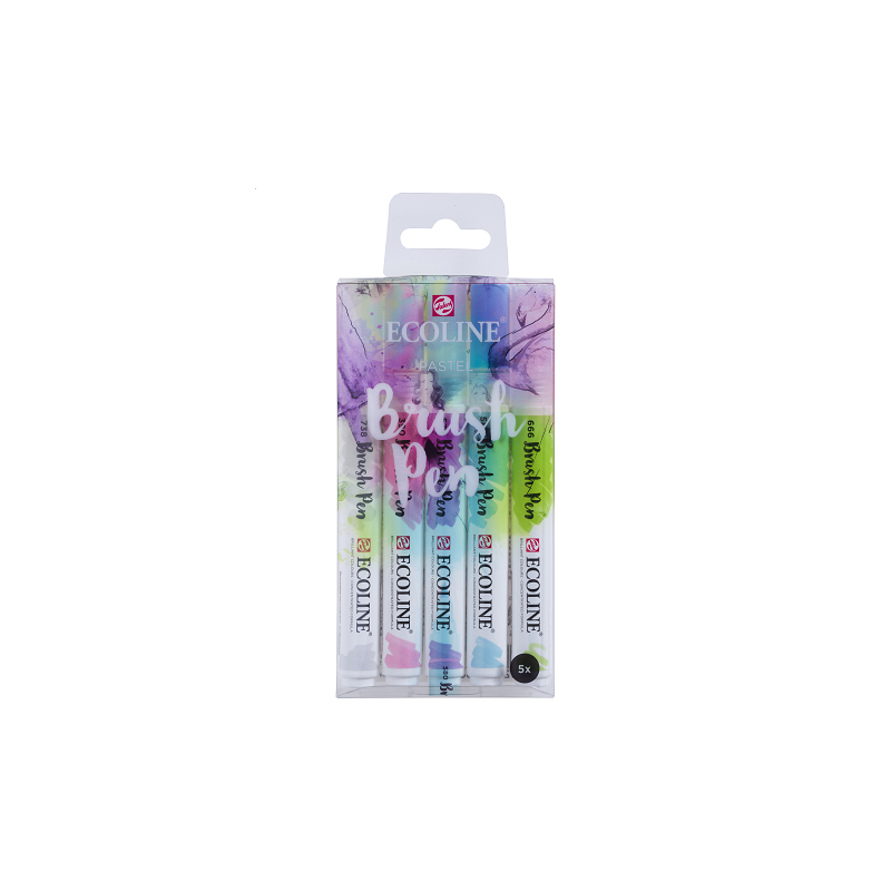 MARQUEUR ECOLINE 5PCS PASTEL