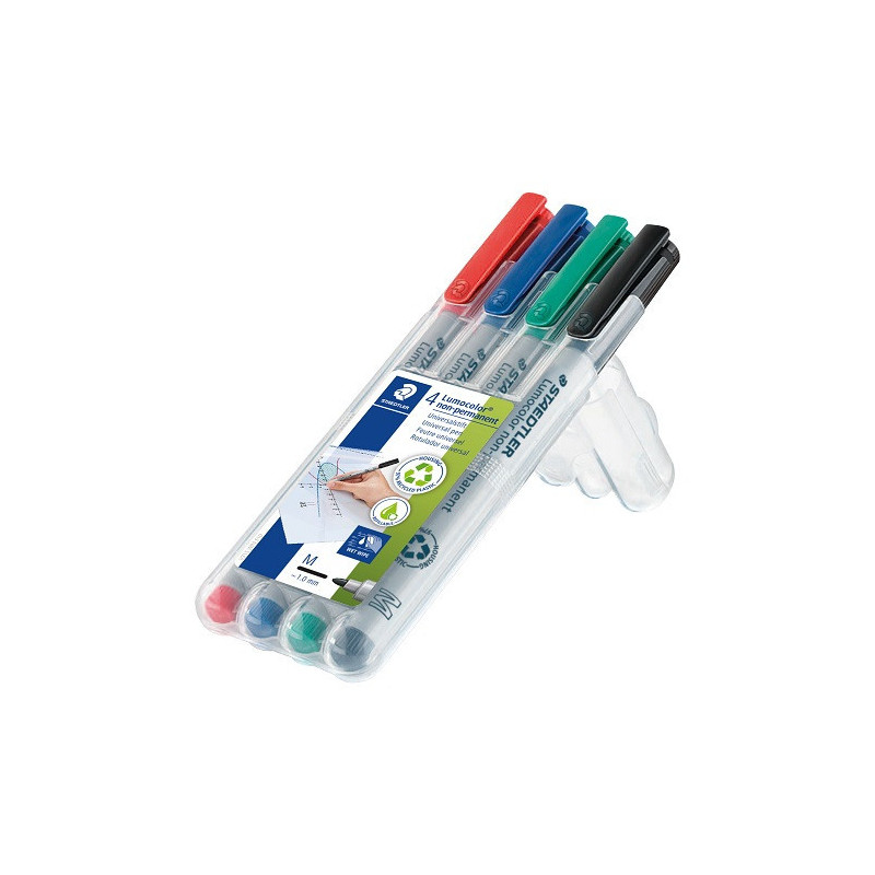 FEUTRE OHP STAEDTLER WL M LUMOCOL. 4PCS
