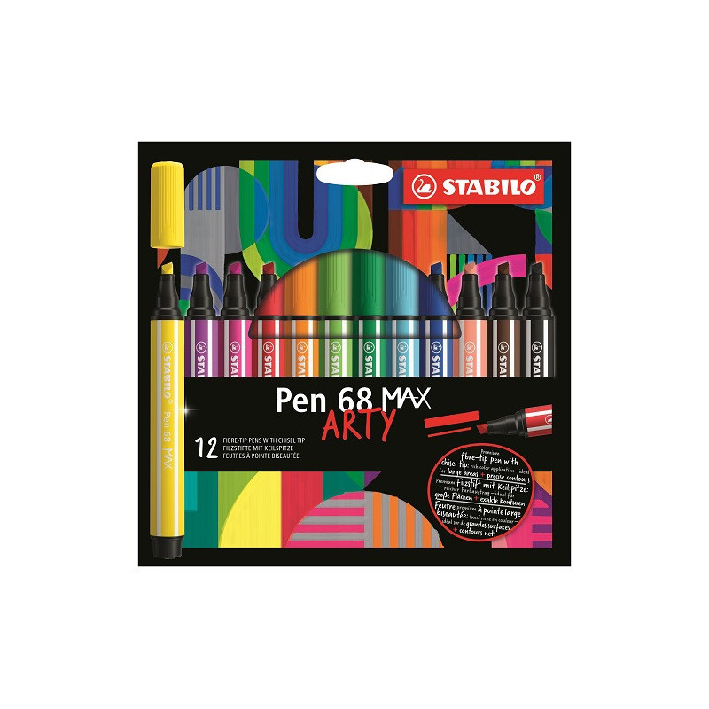 FEUTRE ECO.STABILO PEN MAX ARTY 12PCS