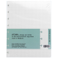CAHIER ATOMA A5 RECHARGE QUAD. CREME