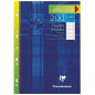 FEUILLES MOBILES CLAIREF. A4 QUAD. 100FLS