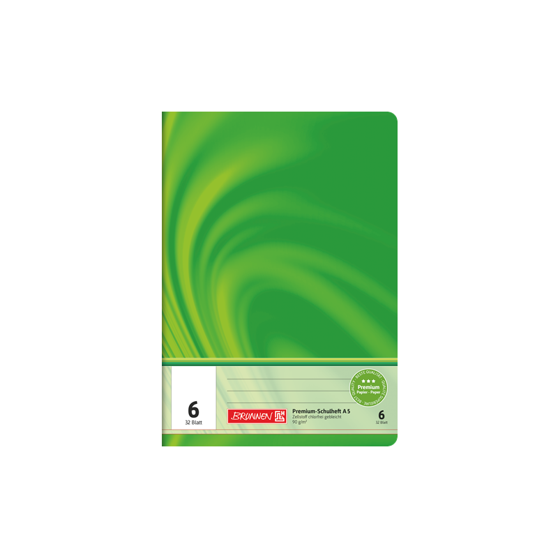 CAHIER BRUNNEN A5 32FLS REG.6