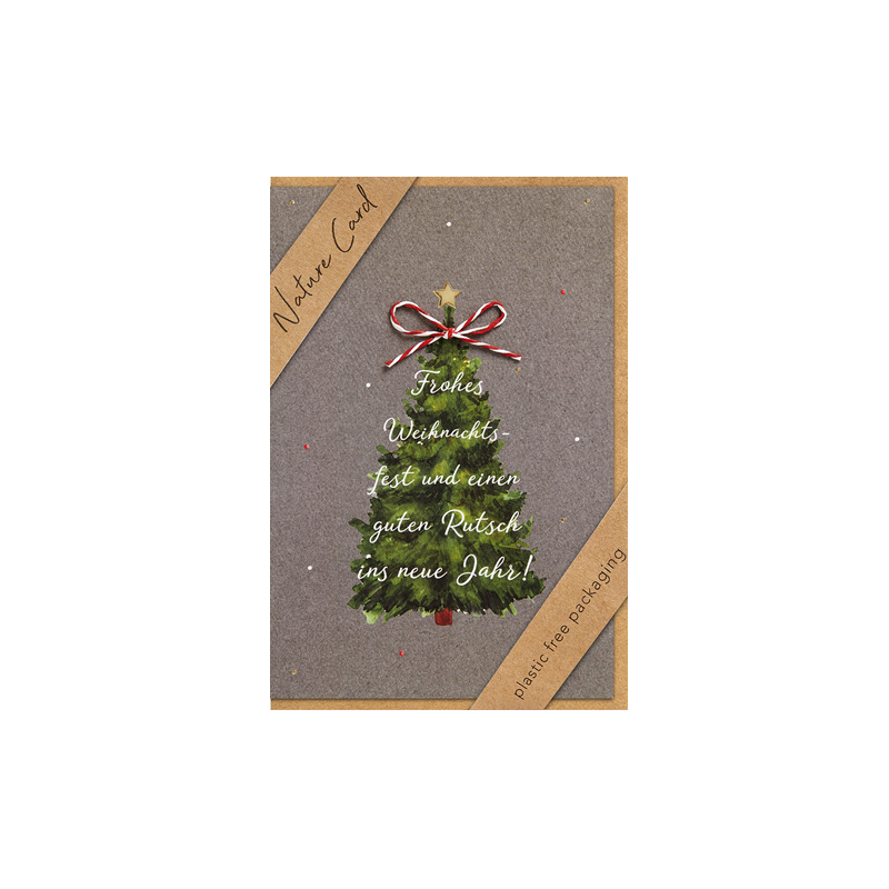CARTE VOEUX NOEL BSB NATURE CARD