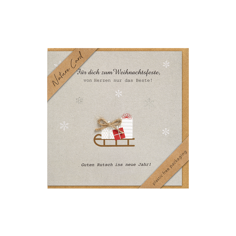 CARTE VOEUX NOEL BSB NATURE CARD
