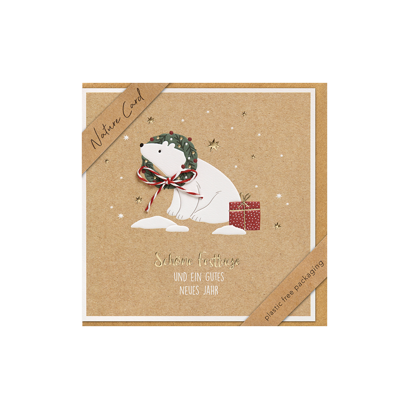 CARTE VOEUX NOEL BSB NATURE CARD