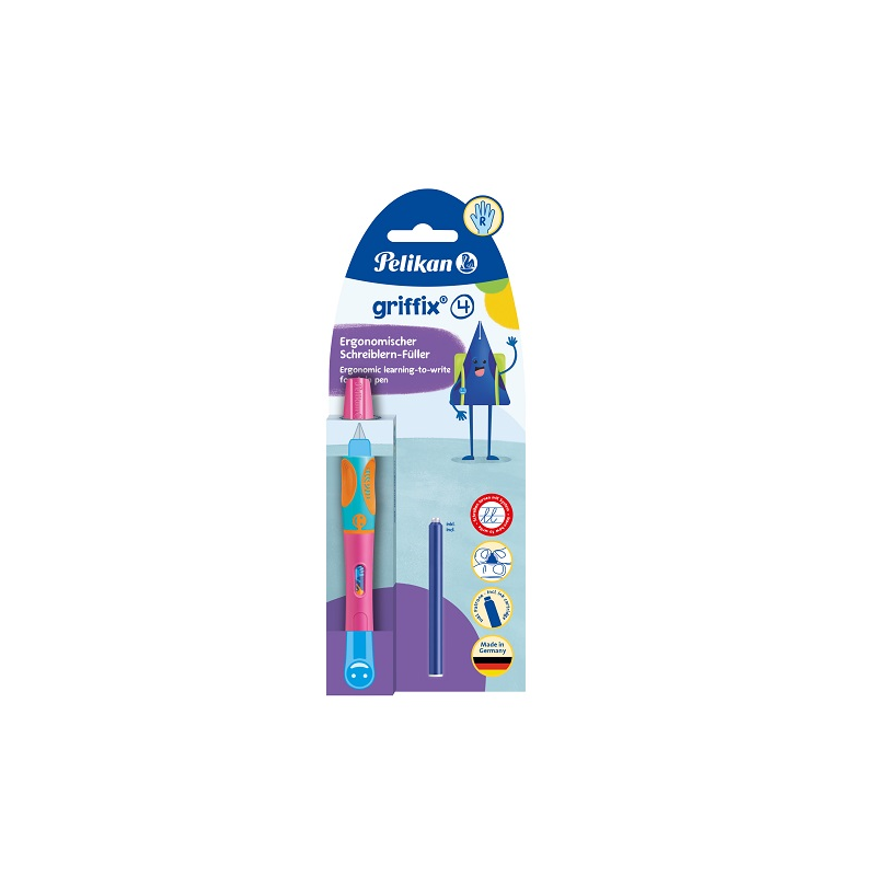 PLUME PELIKAN GRIFFIX ROSE DROITIER (300009659)