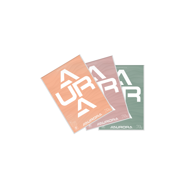 BLOC-NOTES A4 AURORA 210X297MM LIGNE