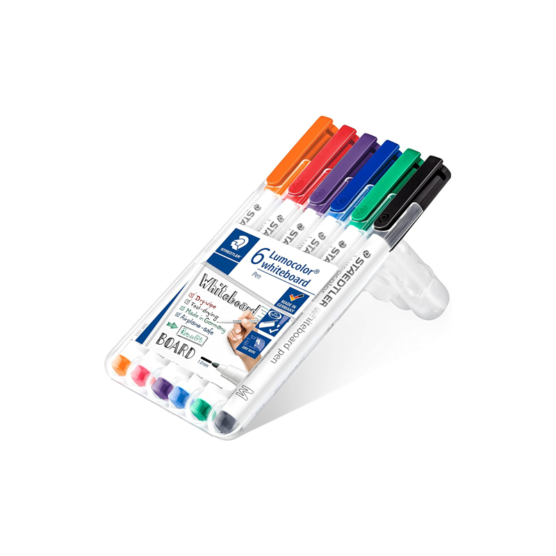 MARQUEUR TABL.BL. STAEDTLER 6PCS