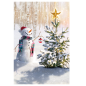 CARTE VOEUX NOEL BSB NATURE CARD