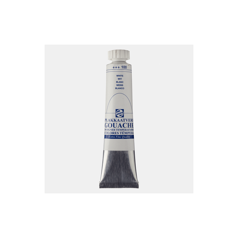 GOUACHE TALENS 20ML N°100 3PCS BLANC