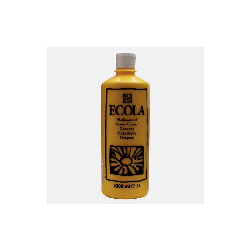GOUACHE ECOLA 1000ML N°200 JAUNE