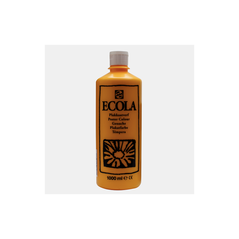 GOUACHE ECOLA 1000ML N°202 JAUNE F.