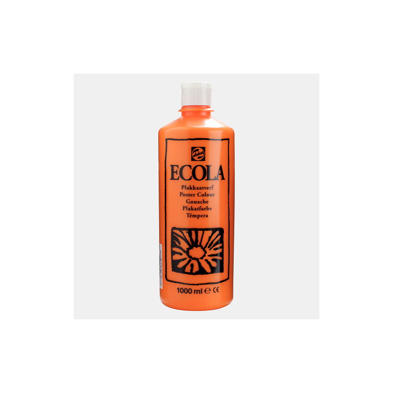 GOUACHE ECOLA 1000ML N°235 ORANGE