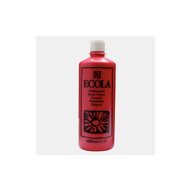 GOUACHE ECOLA 1000ML N°318 CARMIN