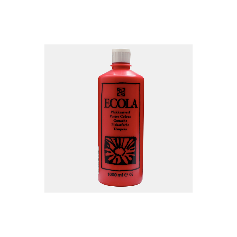 GOUACHE ECOLA 1000ML N°334 ECARLATE