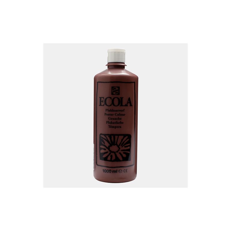 GOUACHE ECOLA 1000ML N°400 BRUN