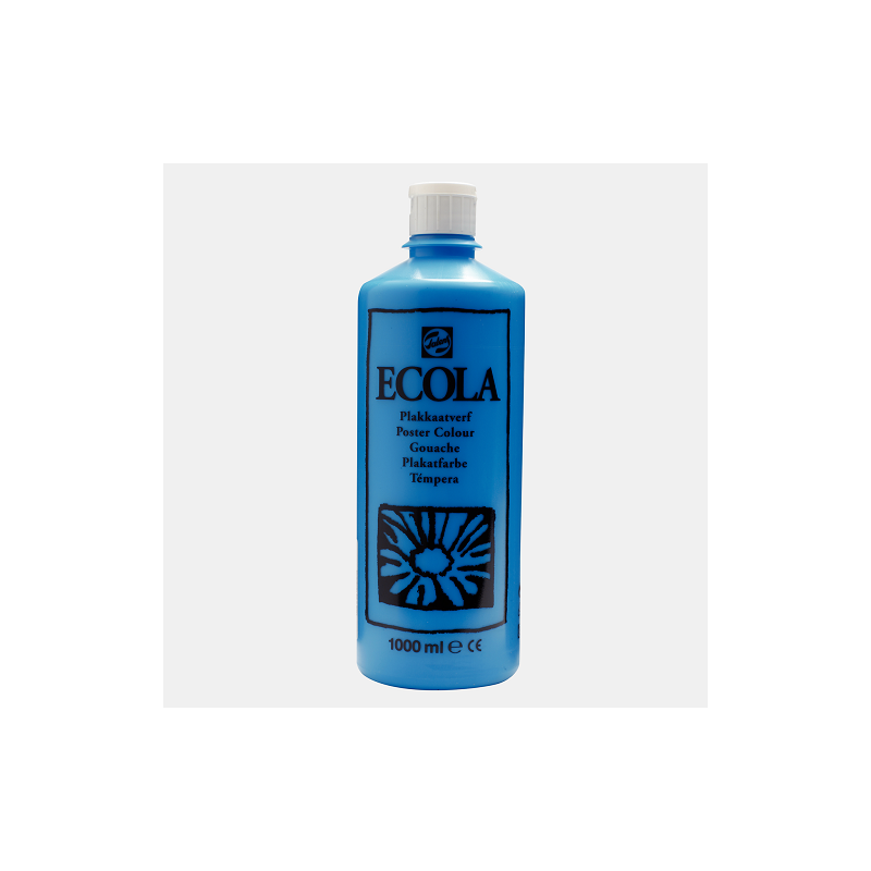 GOUACHE ECOLA 1000ML N°501 BLEU CLAIR