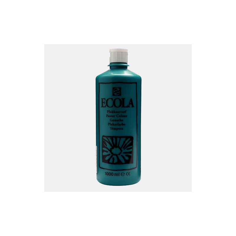 GOUACHE ECOLA 1000ML N°602 VERT FONCE
