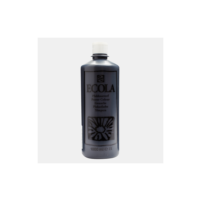 GOUACHE ECOLA 1000ML N°700 NOIR