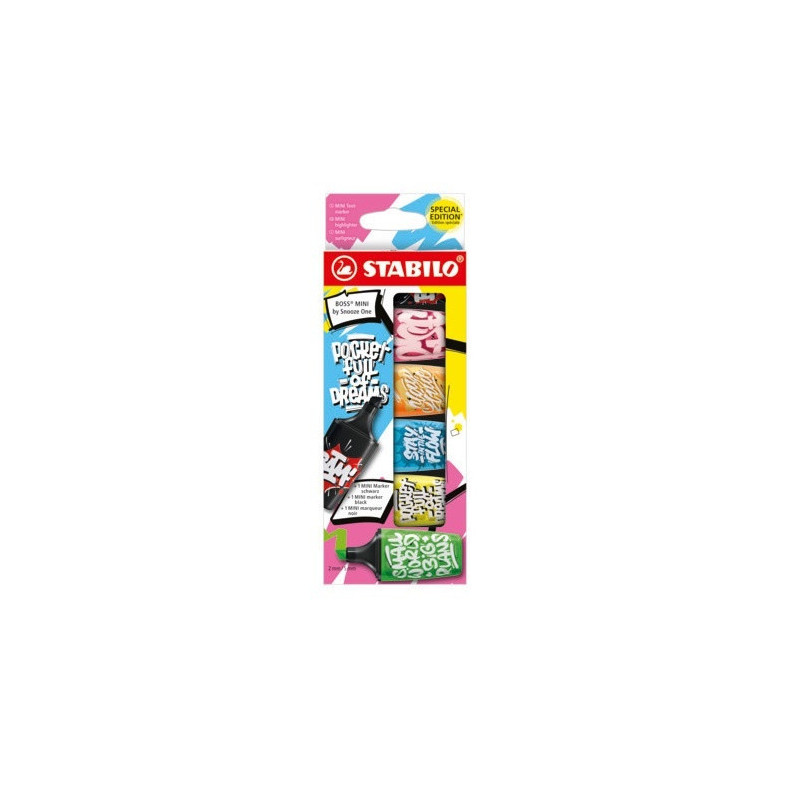 SURLIGNEUR STABILO BOSS MINI 5PCS