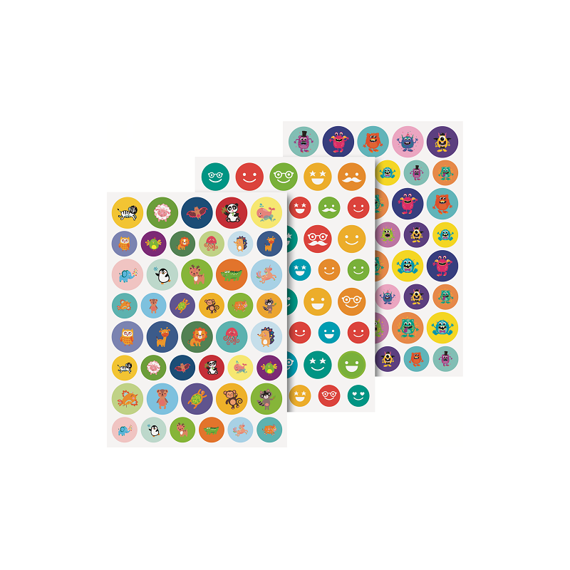 BLOC STICKERS A5 BRUNNEN MIXED