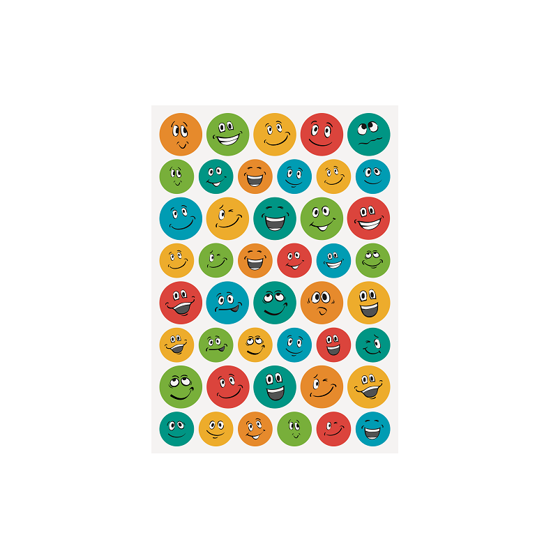 BLOC STICKERS A5 BRUNNEN SMILEY