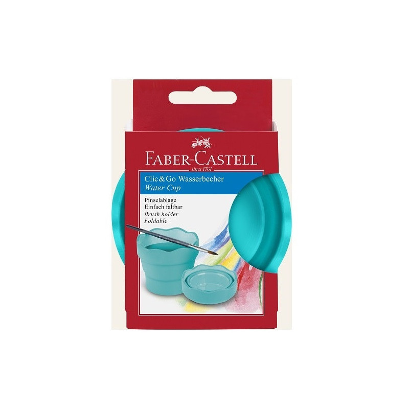GOBELET A EAU FABER CLIC&GO TURQUOISE