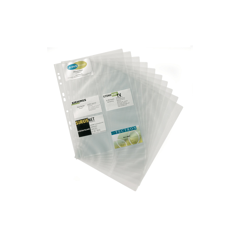 CARTES DE VISITE HOUSSE DURABLE 10PCS