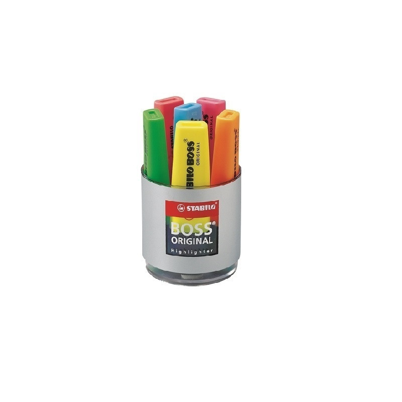 SURLIGNEUR STABILO BOSS TUBE 6PCS